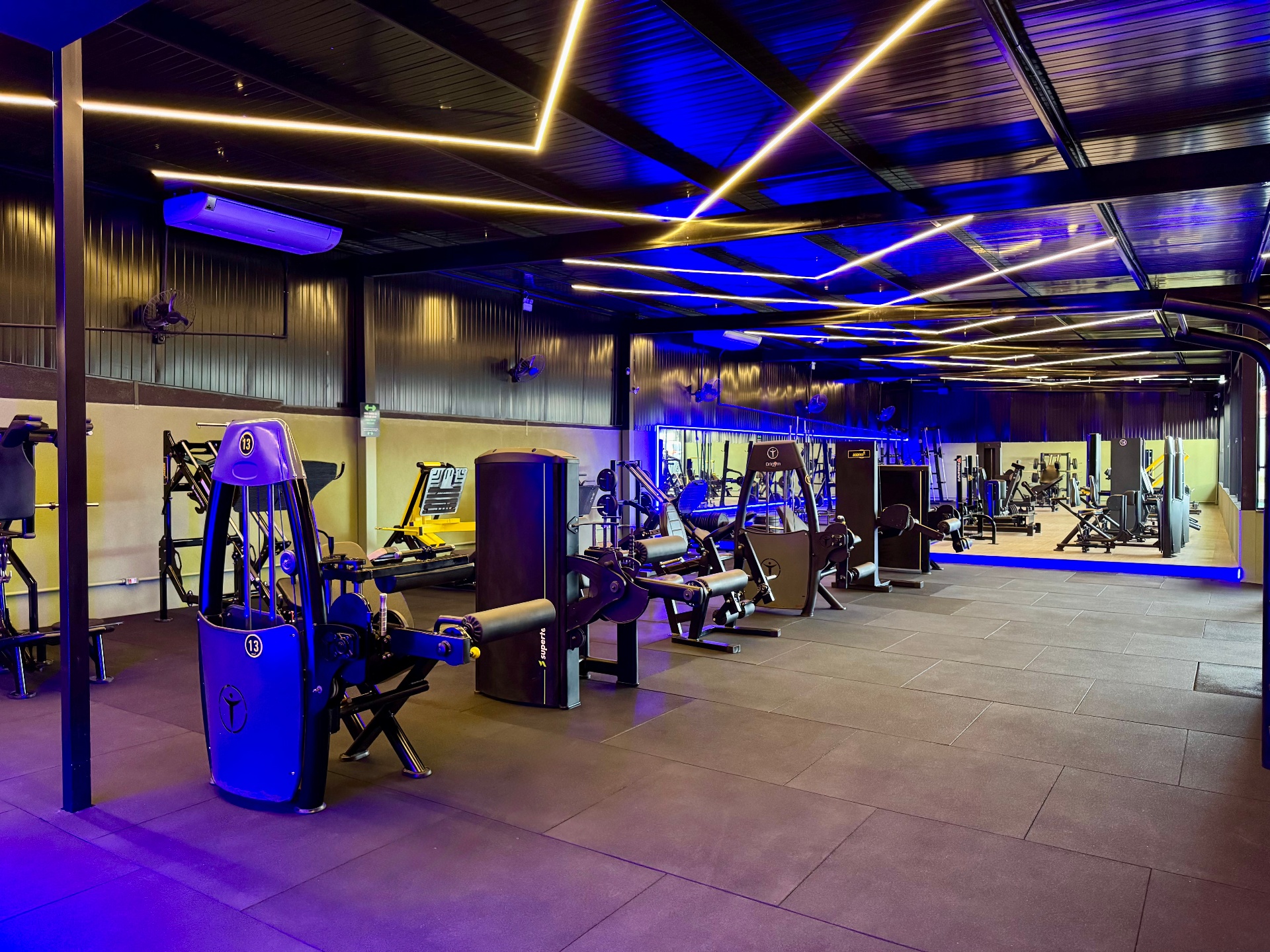 Interior premium da academia Body Fit